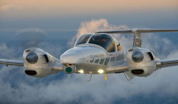 Самолеты Diamond DA42T приземлились в Саратовской области, в балашовском учебном авиационном центре