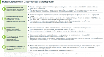 Для Саратовской агломерации написали три сценария: в самом мрачном отток жителей усилится, а развиваться будет лишь нефтехимия