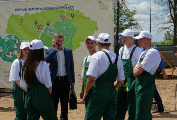 В саратовском Левобережье запущены новые оросительные системы ГК «Букет»