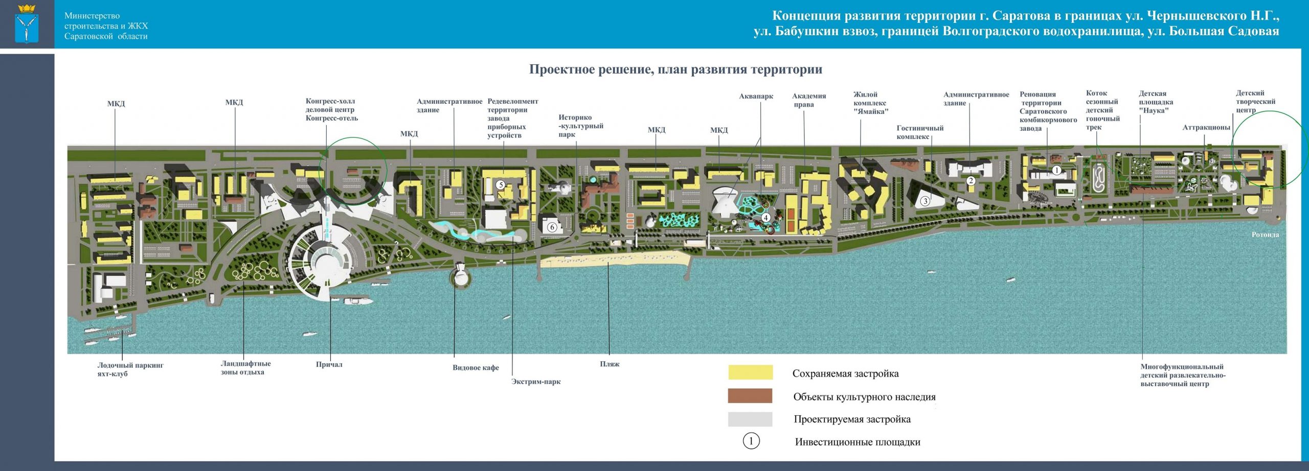 Мэрию Саратова сдернули с колеса: проект «Триумфальный» на набережной  больше от города не зависит | Бизнес-вектор